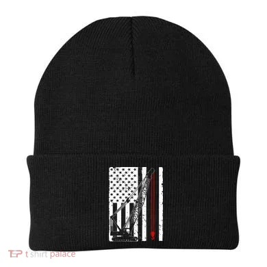 Crane Operator Design Us Heavy Equipment Crane Lover Beanie