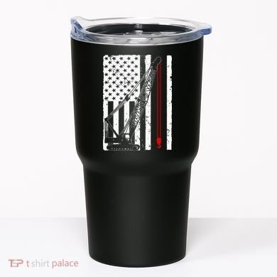Crane Operator Design Us Heavy Equipment Crane Lover Tumbler