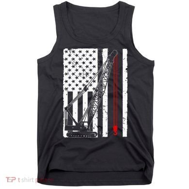 Crane Operator Design Us Heavy Equipment Crane Lover Tank Top