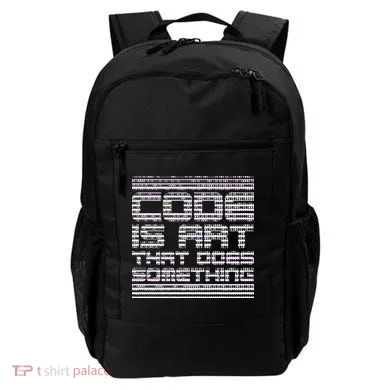 Code Is Art That Does Something  Backpack
