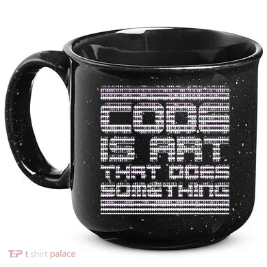 Code Is Art That Does Something  15oz Campfire Ceramic Mug