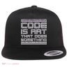 Code Is Art That Does Something Flat Bill Trucker Hat