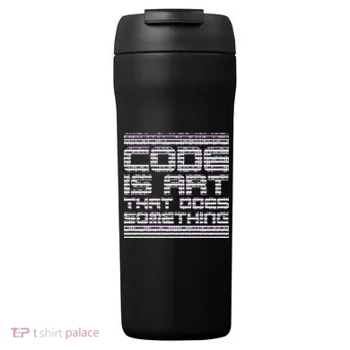 Code Is Art That Does Something  24oz Duet Stainless Steel Tumbler