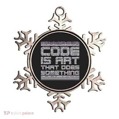 Code Is Art That Does Something  Ornament
