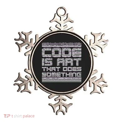 Code Is Art That Does Something  Ornament