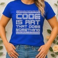 Code Is Art That Does Something  Women's T-Shirt thumb 2