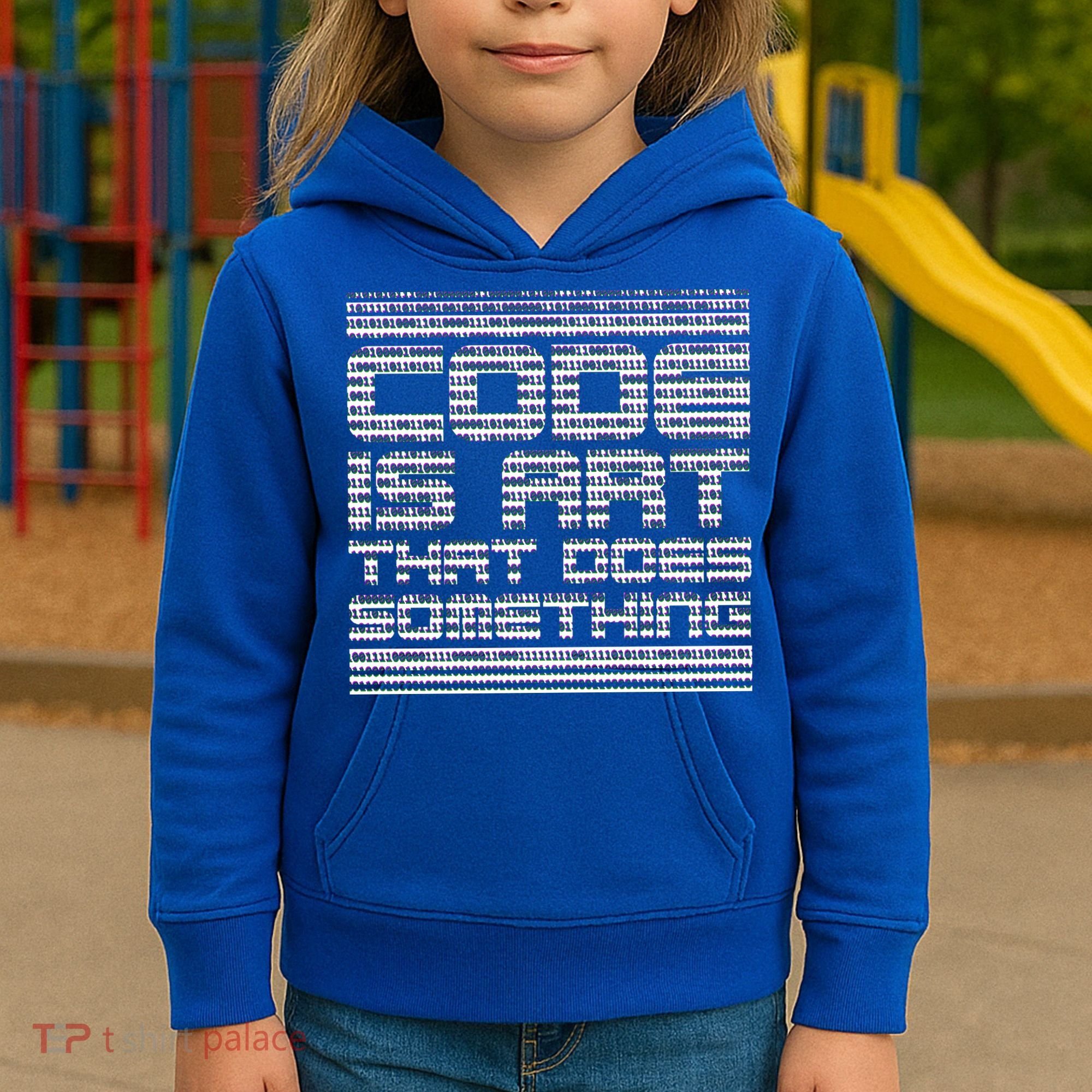 Code Is Art That Does Something  Kids Hoodie