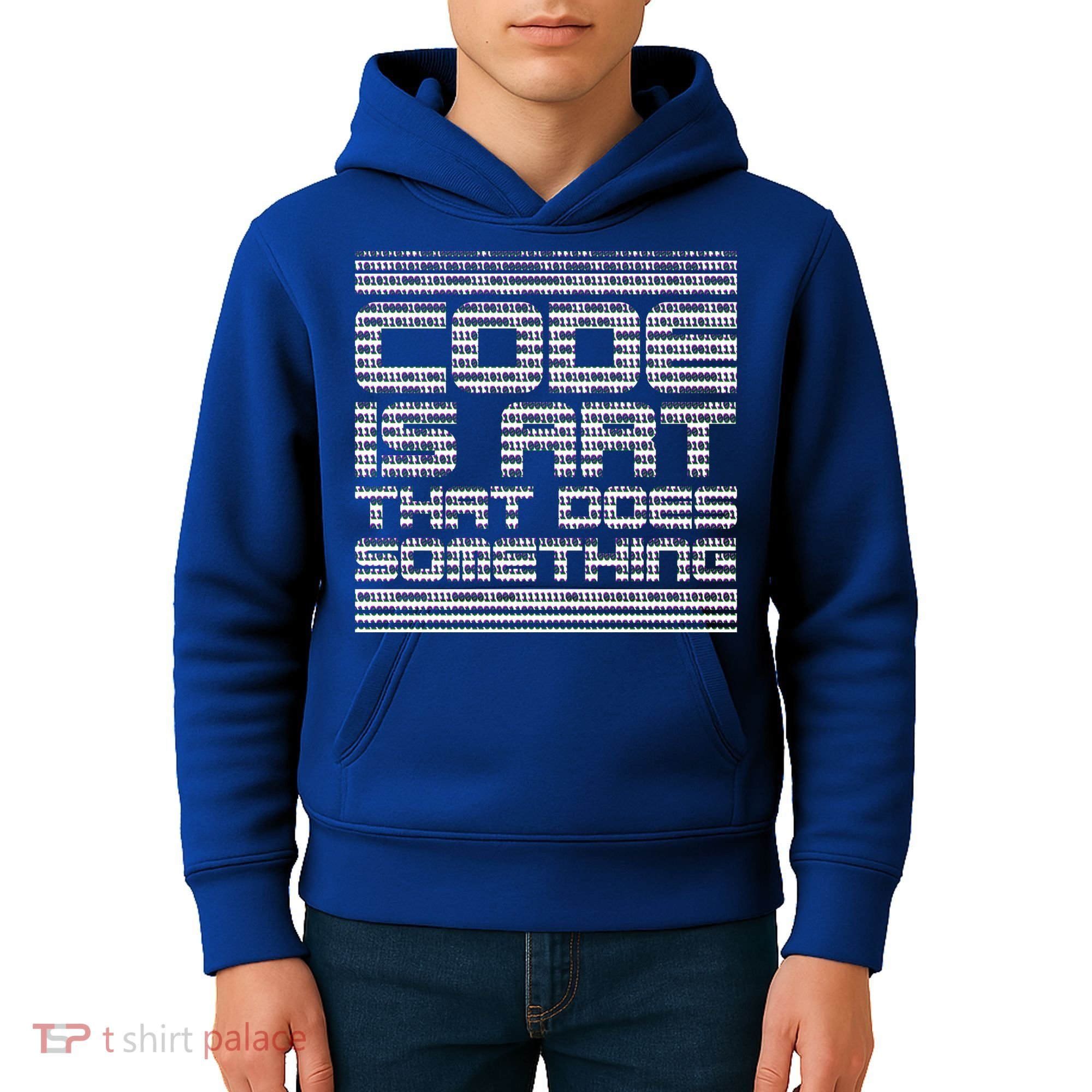 Code Is Art That Does Something  Kids Hoodie