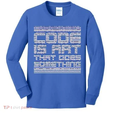 Code Is Art That Does Something Kids Long Sleeve Shirt