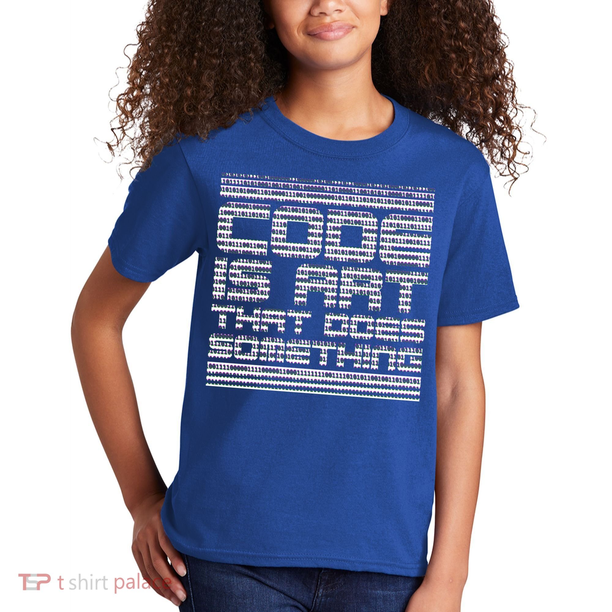 Code Is Art That Does Something  Kids T-Shirt