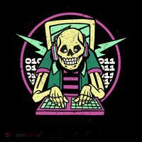 Coding All Night Testing All Day Skeleton Coffee Mug thumb 5