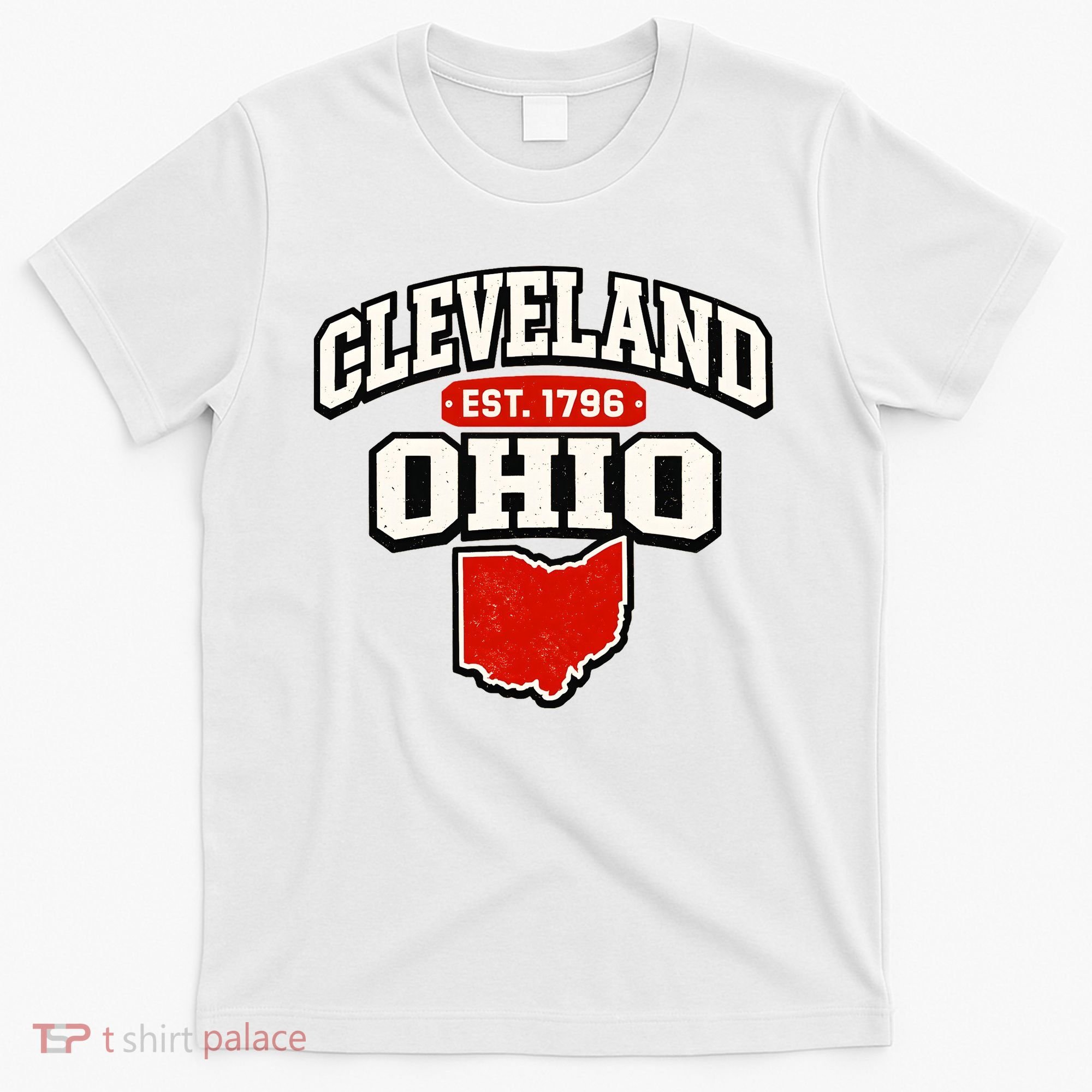 Cleveland Ohio Est. 1796 Vintage Collegiate State Pride T-Shirt