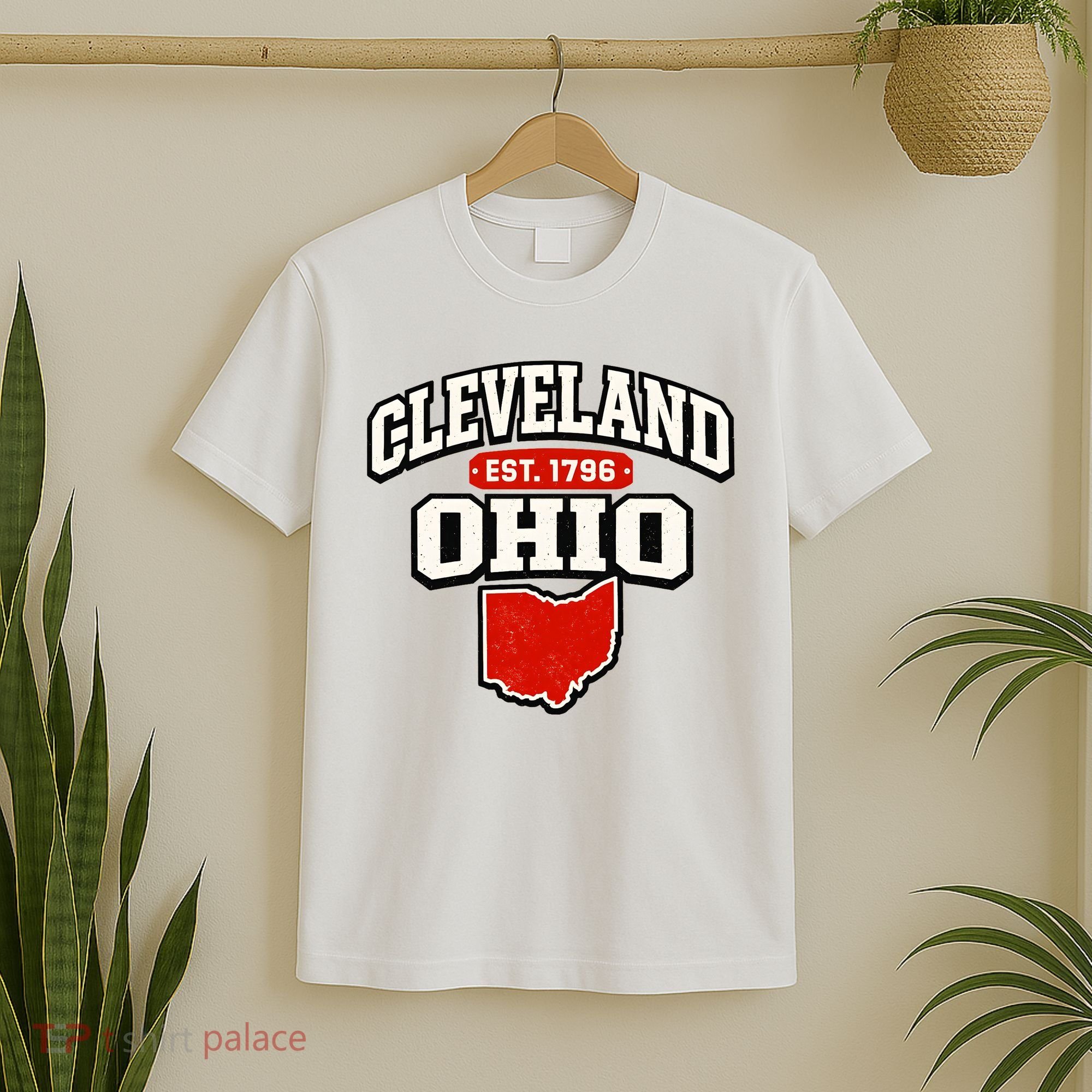 Cleveland Ohio Est. 1796 Vintage Collegiate State Pride T-Shirt