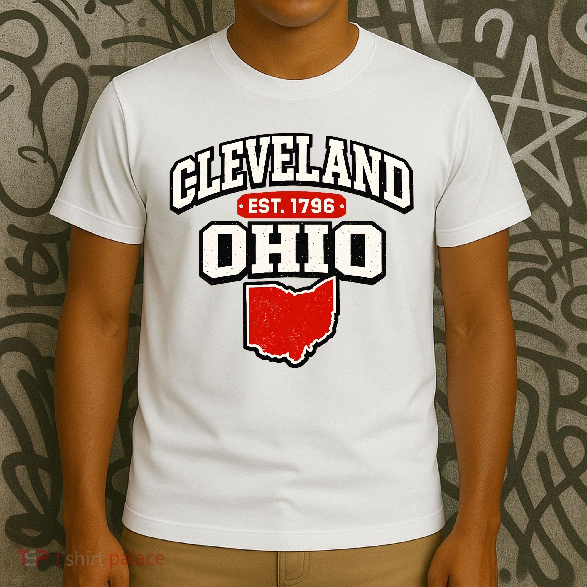 Cleveland Ohio Est. 1796 Vintage Collegiate State Pride T-Shirt