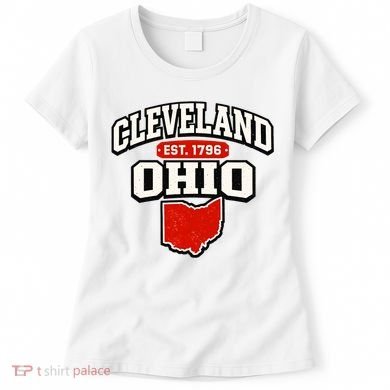 Cleveland Ohio Est. 1796 Vintage Collegiate State Pride Women's T-Shirt