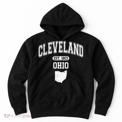 Cleveland Ohio Est 1803 Varsity Hoodie