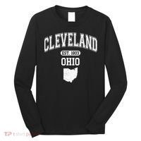 Cleveland Ohio Est 1803 Varsity Long Sleeve Shirt thumb 0