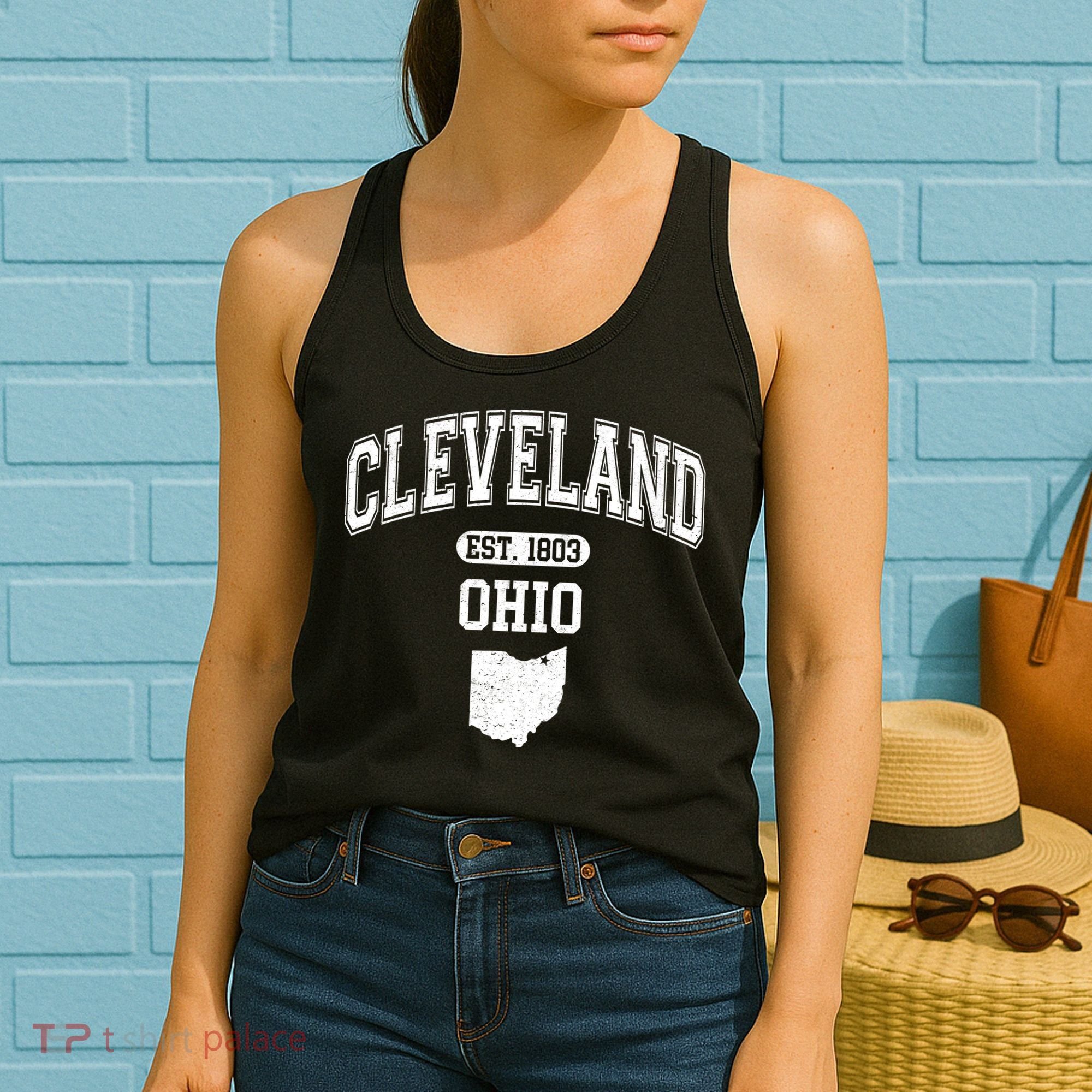 Cleveland Ohio Est 1803 Varsity Women's Tank Top