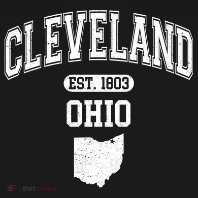 Cleveland Ohio Est 1803 Varsity Tall Hoodie