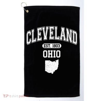 Cleveland Ohio Est 1803 Varsity Golf Towel