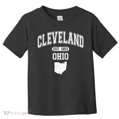 Cleveland Ohio Est 1803 Varsity Toddler T-Shirt