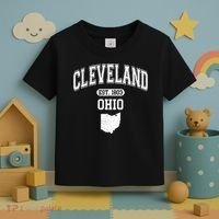 Cleveland Ohio Est 1803 Varsity Toddler T-Shirt thumb 3