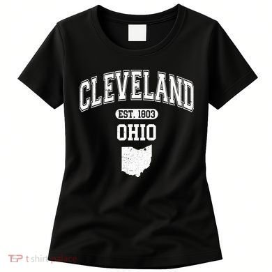 Cleveland Ohio Est 1803 Varsity Women's T-Shirt