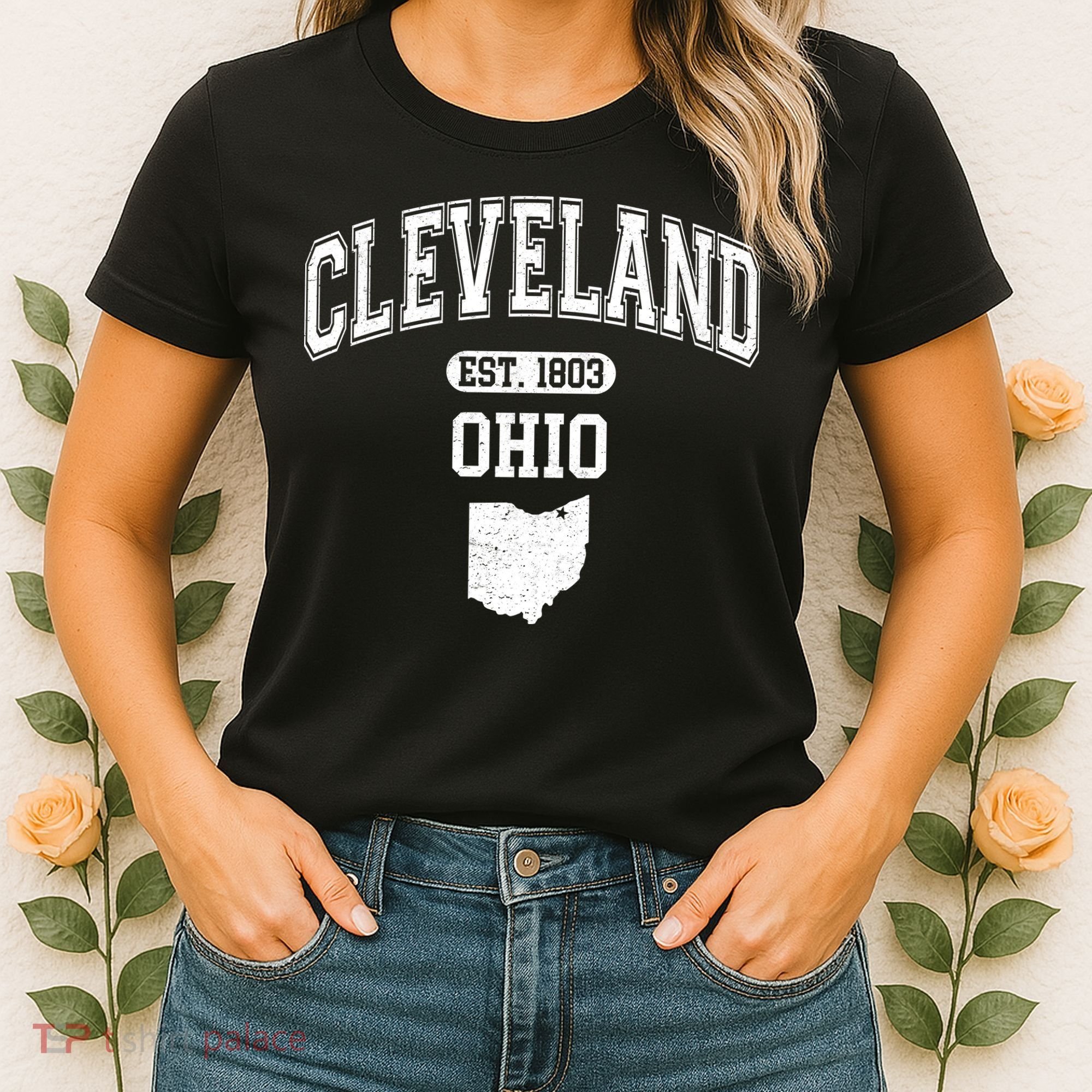 Cleveland Ohio Est 1803 Varsity Women's T-Shirt