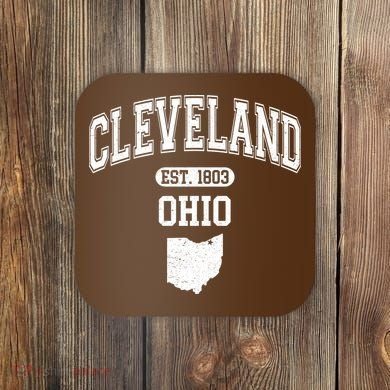 Cleveland Ohio Est 1803 Varsity Coaster