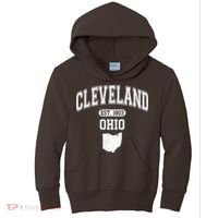 Cleveland Ohio Est 1803 Varsity Kids Hoodie thumb 0