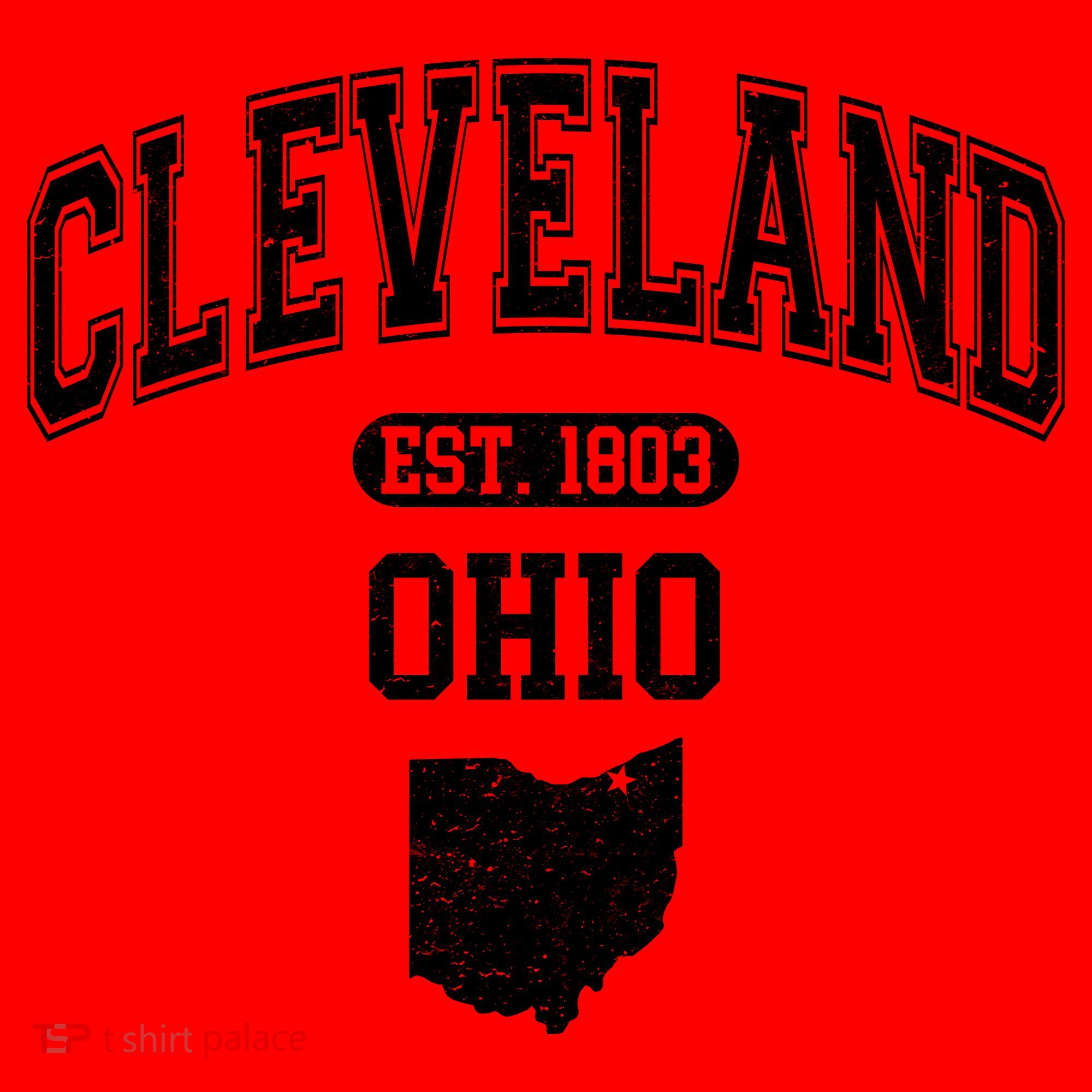 Cleveland Ohio Est 1803 Varsity Santa Hat
