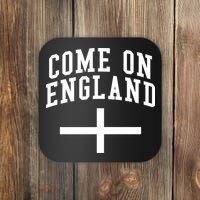 Come On England Flag England Pride Soccer Coaster thumb 0