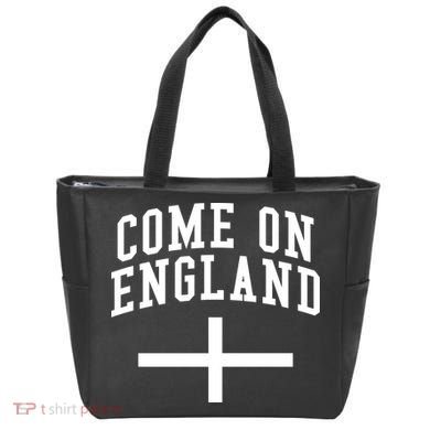Come On England Flag England Pride Soccer Tote Bag