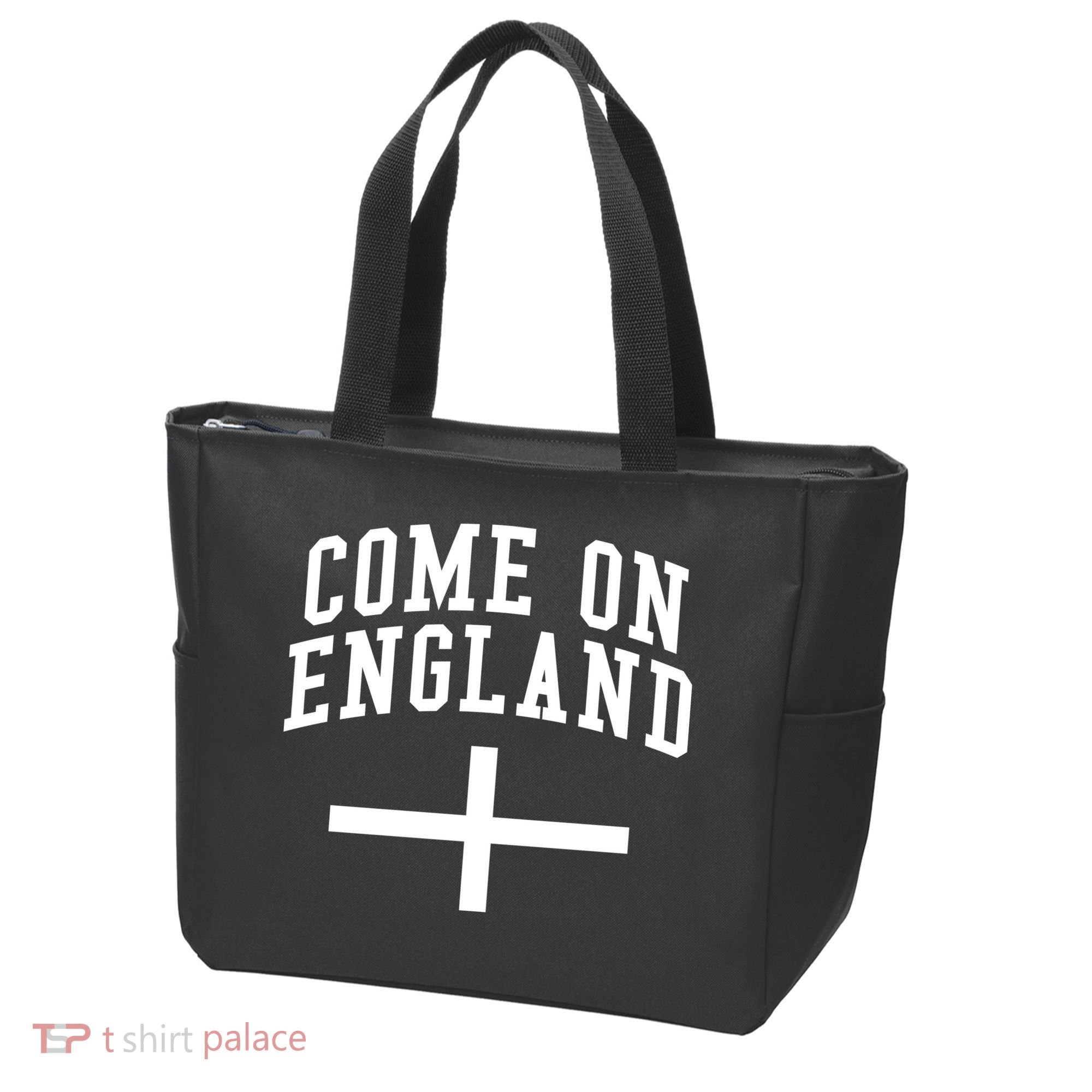 Come On England Flag England Pride Soccer Tote Bag