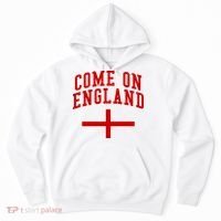 Come On England Flag England Pride Soccer Hoodie thumb 0