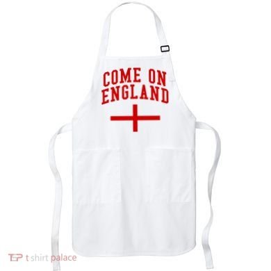 Come On England Flag England Pride Soccer Apron