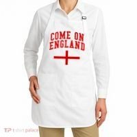 Come On England Flag England Pride Soccer Apron thumb 2