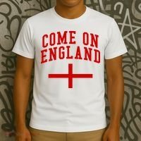 Come On England Flag England Pride Soccer T-Shirt thumb 3