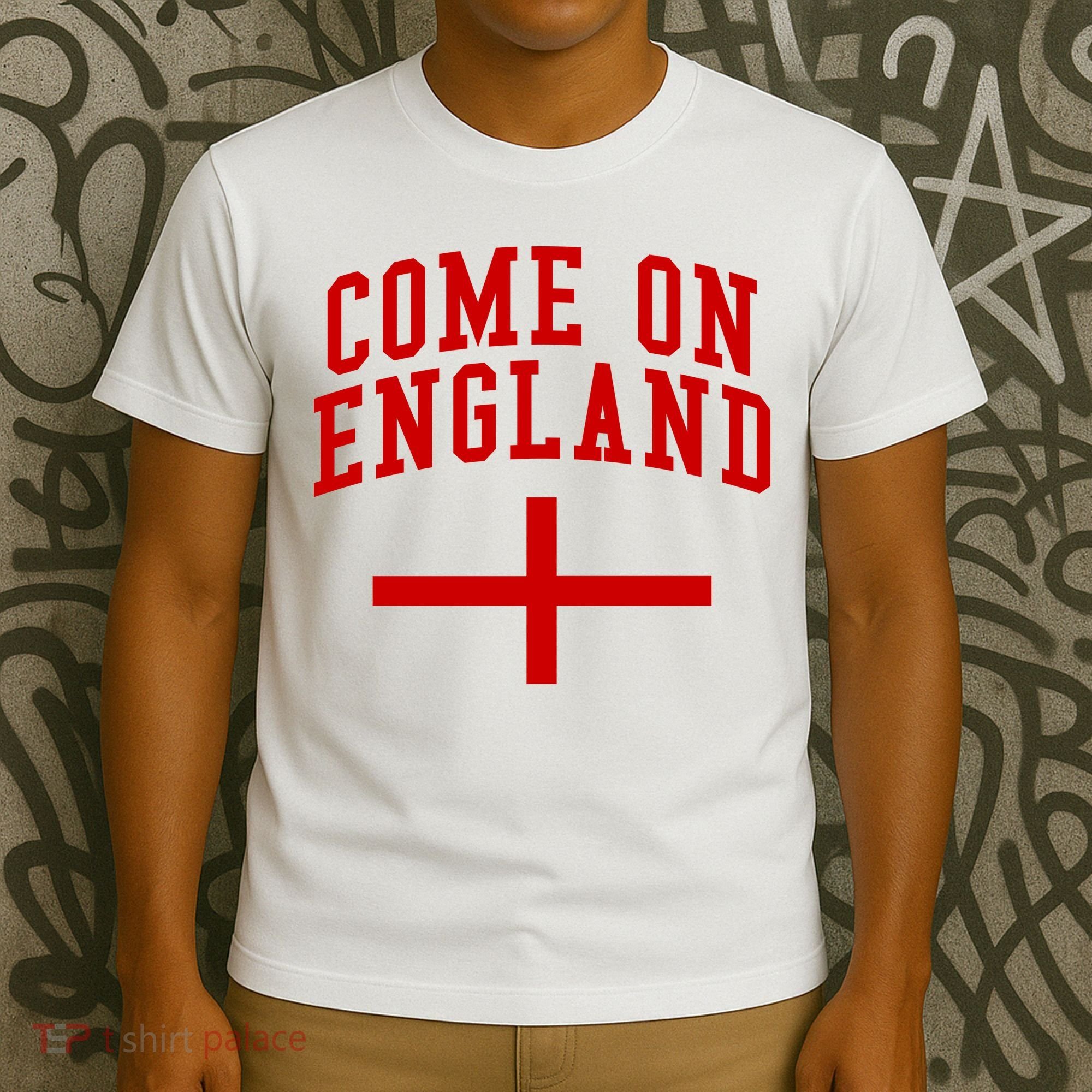Come On England Flag England Pride Soccer T-Shirt