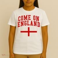Come On England Flag England Pride Soccer T-Shirt thumb 4