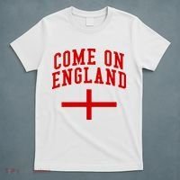 Come On England Flag England Pride Soccer T-Shirt thumb 5