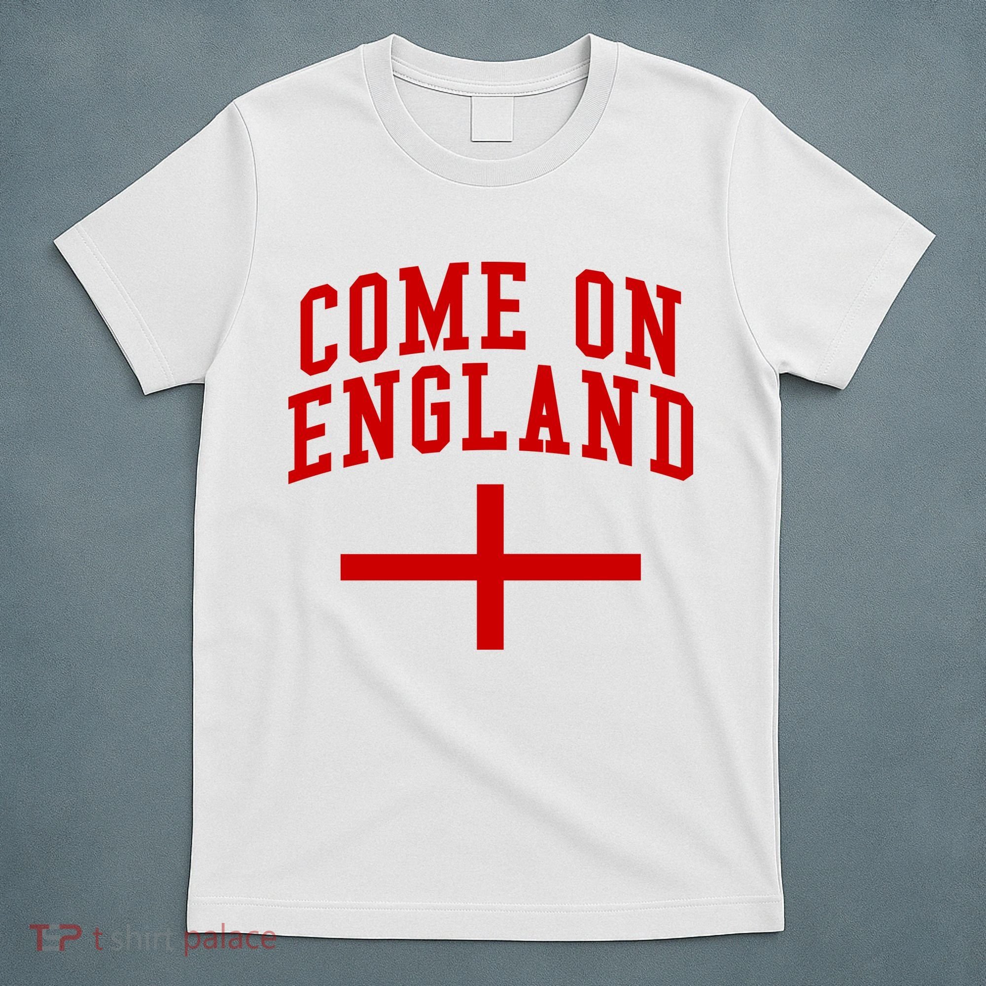Come On England Flag England Pride Soccer T-Shirt