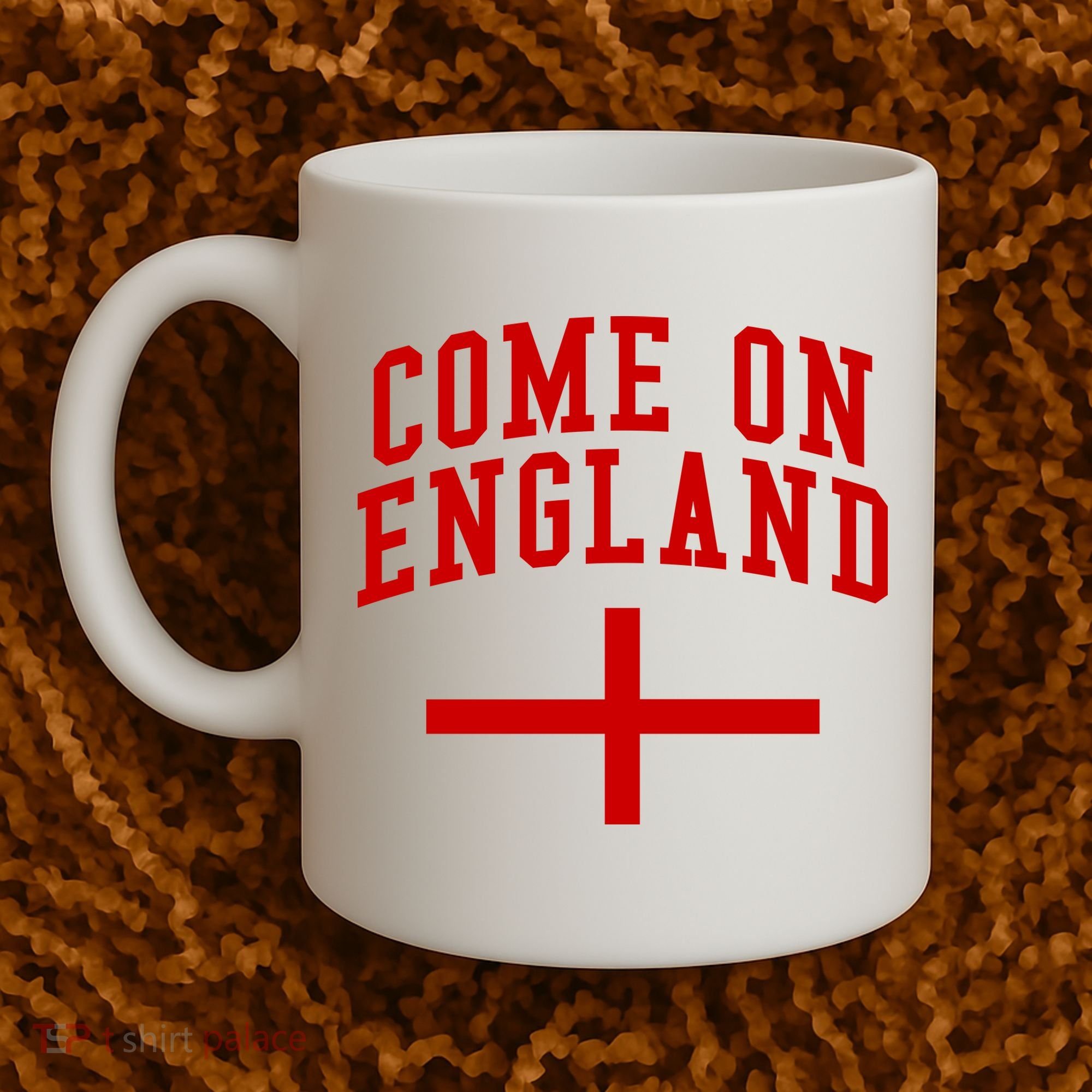 Come On England Flag England Pride Soccer Coffee Mug