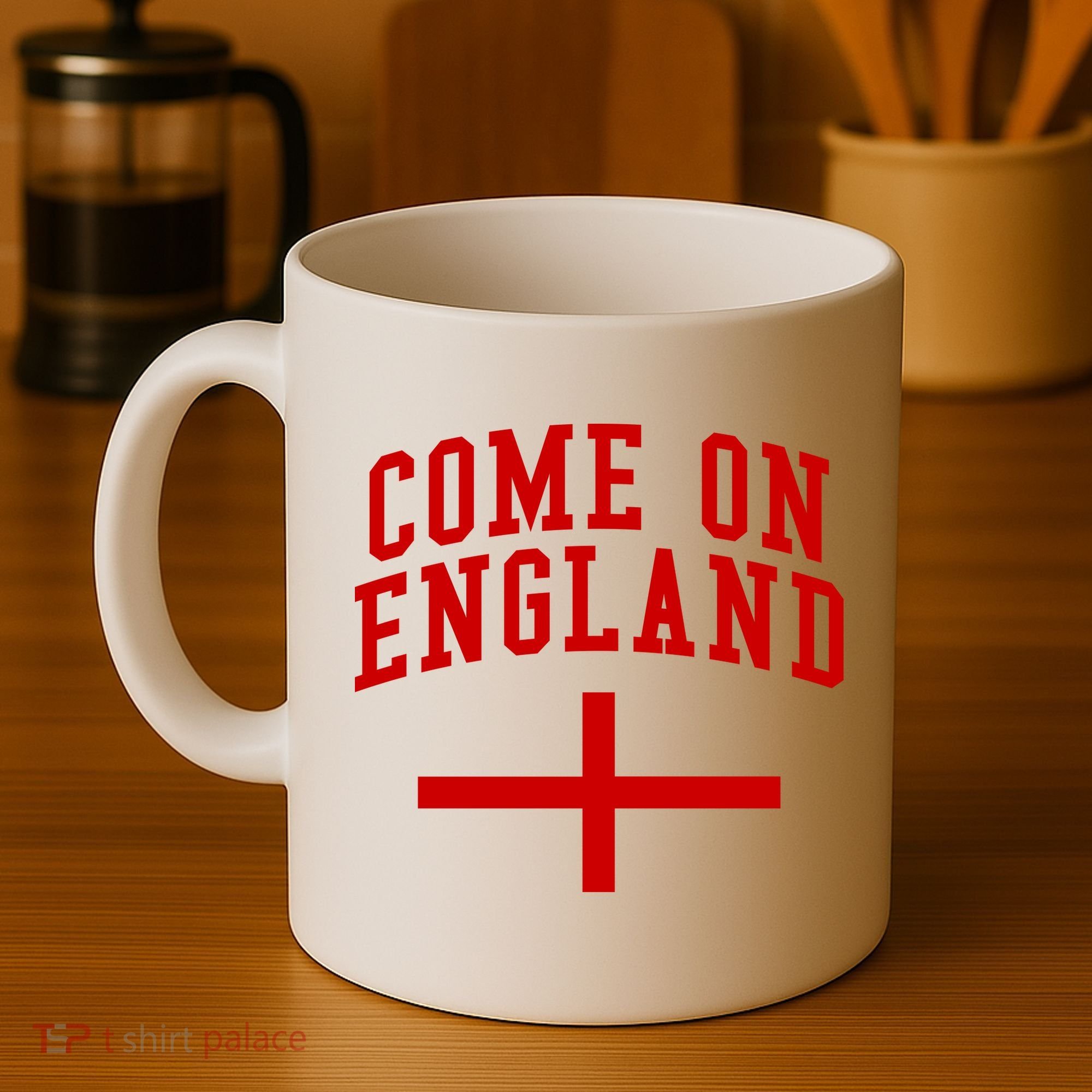 Come On England Flag England Pride Soccer Coffee Mug