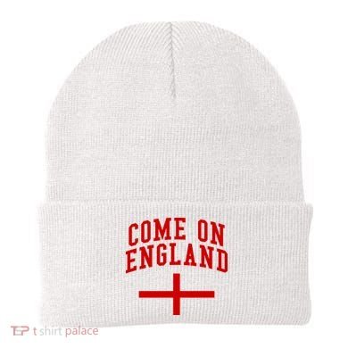 Come On England Flag England Pride Soccer Beanie