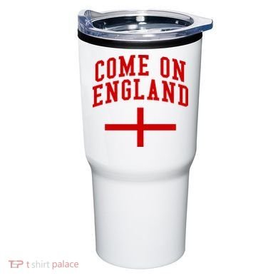 Come On England Flag England Pride Soccer Tumbler