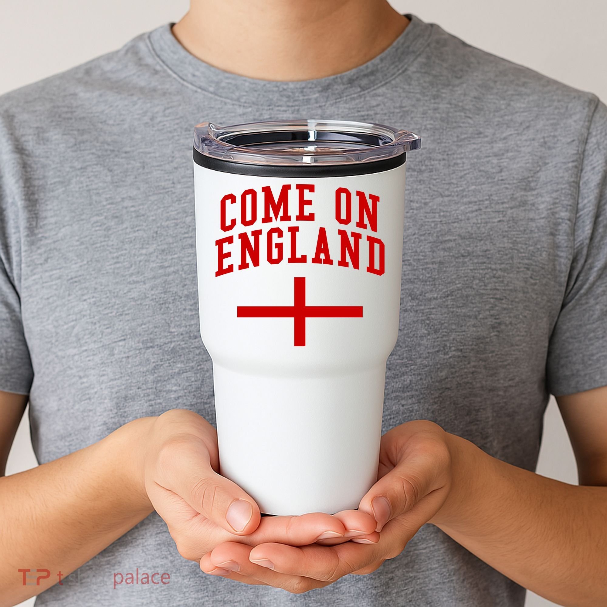 Come On England Flag England Pride Soccer Tumbler