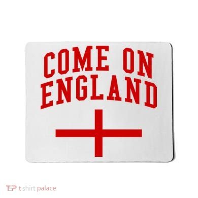 Come On England Flag England Pride Soccer Mousepad