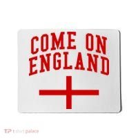 Come On England Flag England Pride Soccer Mousepad thumb 0