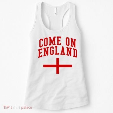 Come On England Flag England Pride Soccer Women's Tank Top